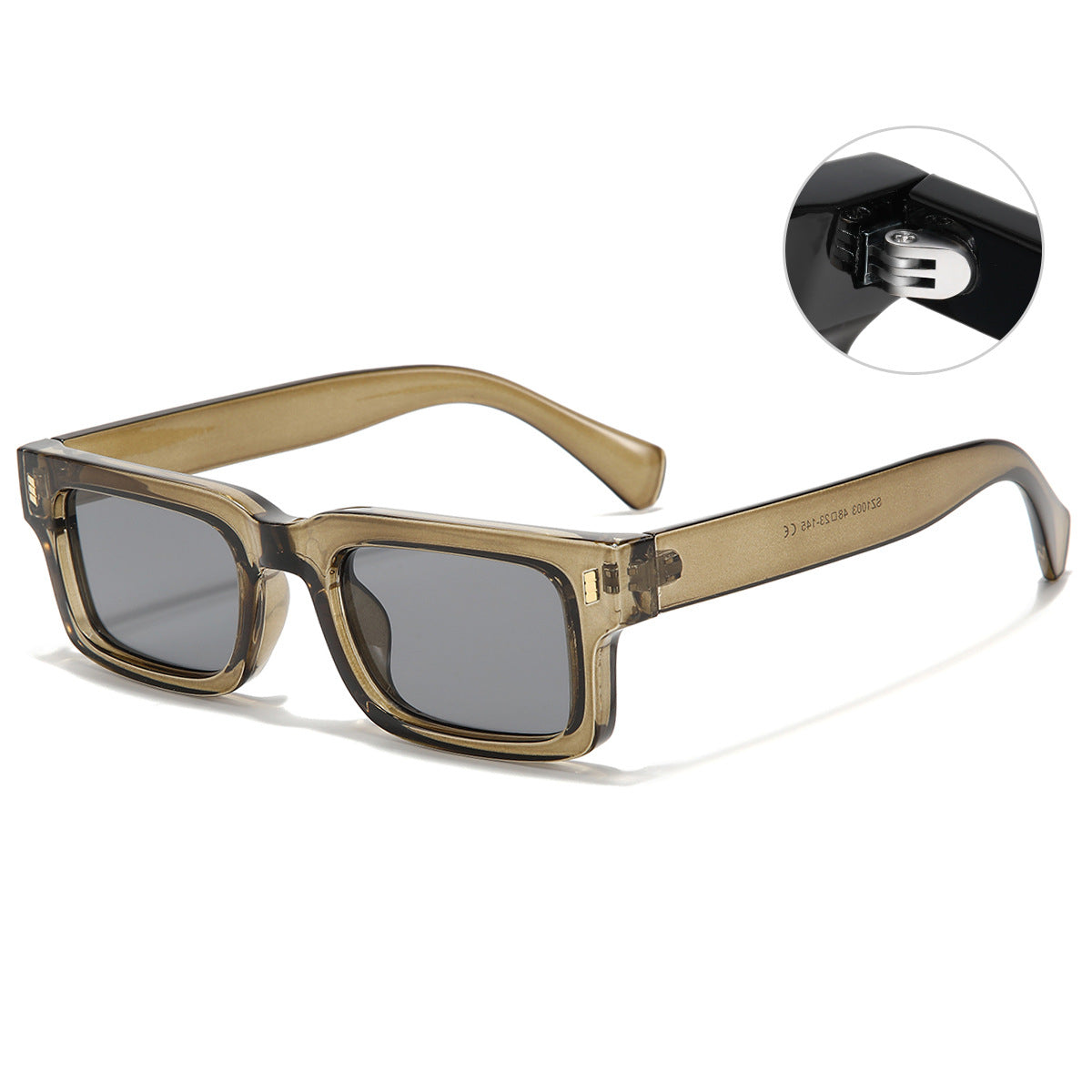 Wholesale PC Rectangular Small Frame UV Resistant Sunglasses